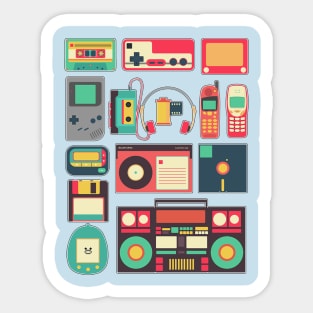 The Gadgets of Yesterdays Sticker